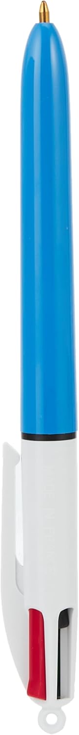 BIC 4Color Original Retractable Ball Pens Medium Point 10mm 12Count Pack Retractable Ball Pen With LongLasting Ink