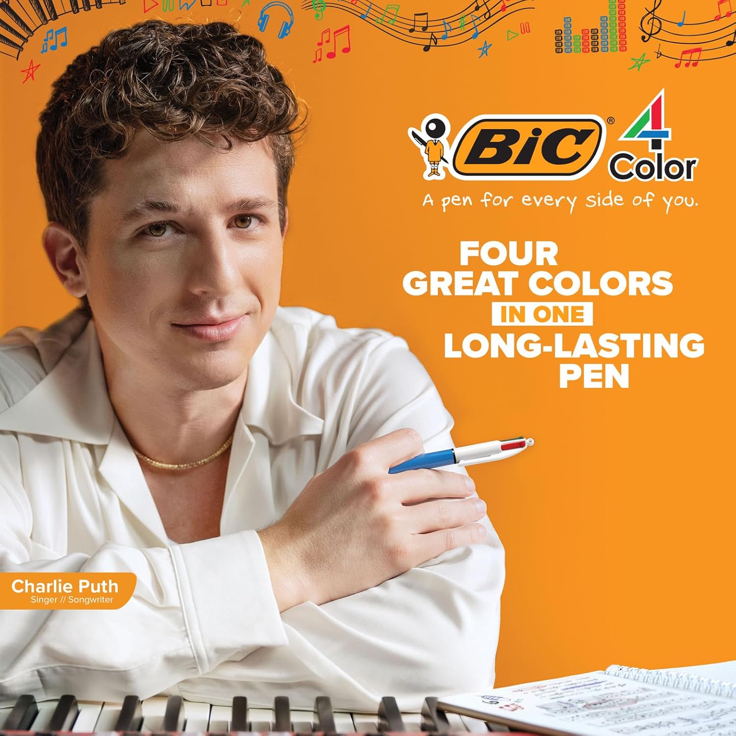 BIC 4Color Original Retractable Ball Pens Versatile 10mm Medium Point LongLasting Ink Great Gift Idea 3Count in Assorted Colors