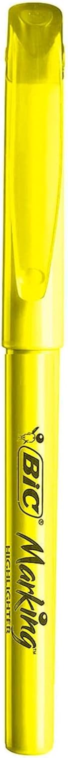 BIC Brite Liner Highlighter Chisel Tip Green 12Count BL11GREENYellow