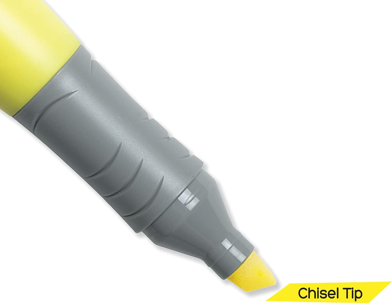 BIC Brite Liner Highlighter with Rubber Grip Chisel Tip Assorted Pack of 4  BLMGP41AASTAssorted