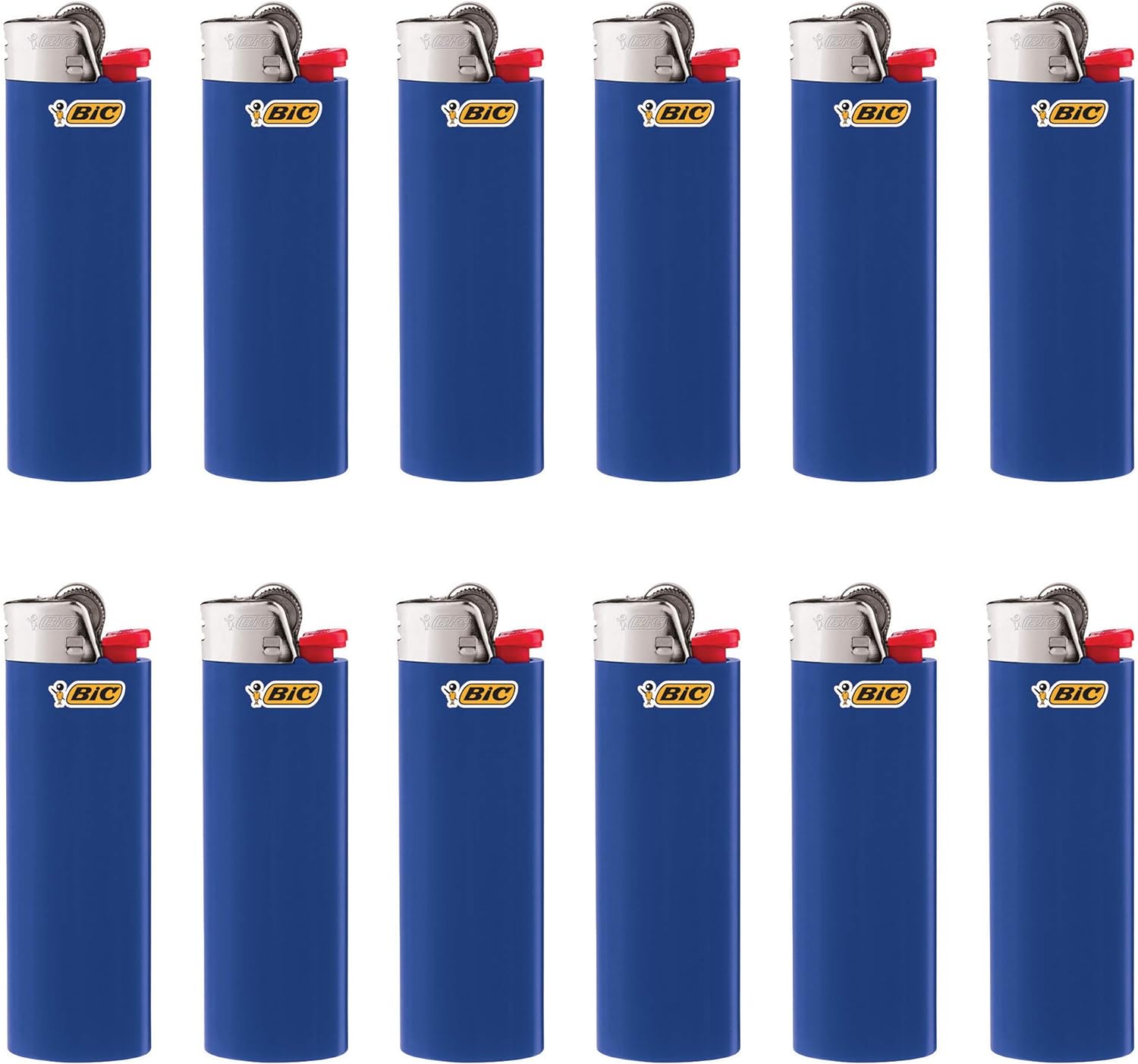 BIC Classic Maxi Pocket Lighter Blue 12Pack Packaging May Vary