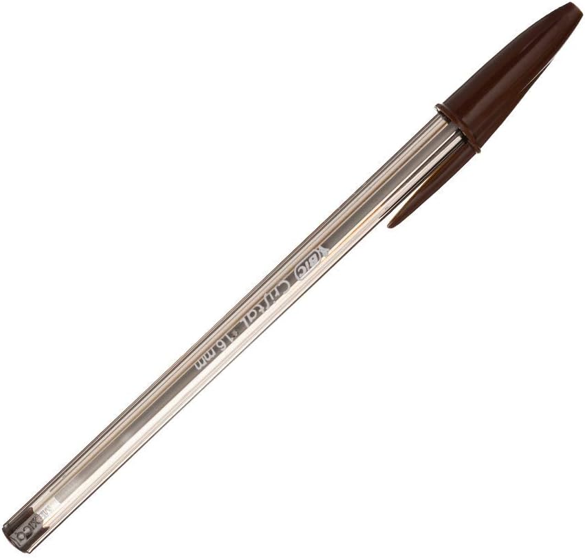 BIC Cristal Xtra Bold Ballpoint Pens Bold Point 16mm For Vivid And Dramatic Lines Assorted Colors 24Count PackBlack