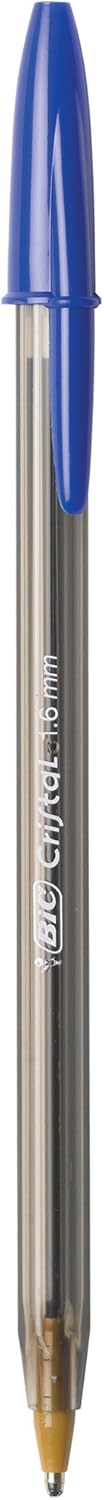 BIC Cristal Xtra Bold Ballpoint Pens Bold Point 16mm For Vivid And Dramatic Lines Assorted Colors 24Count PackBlue