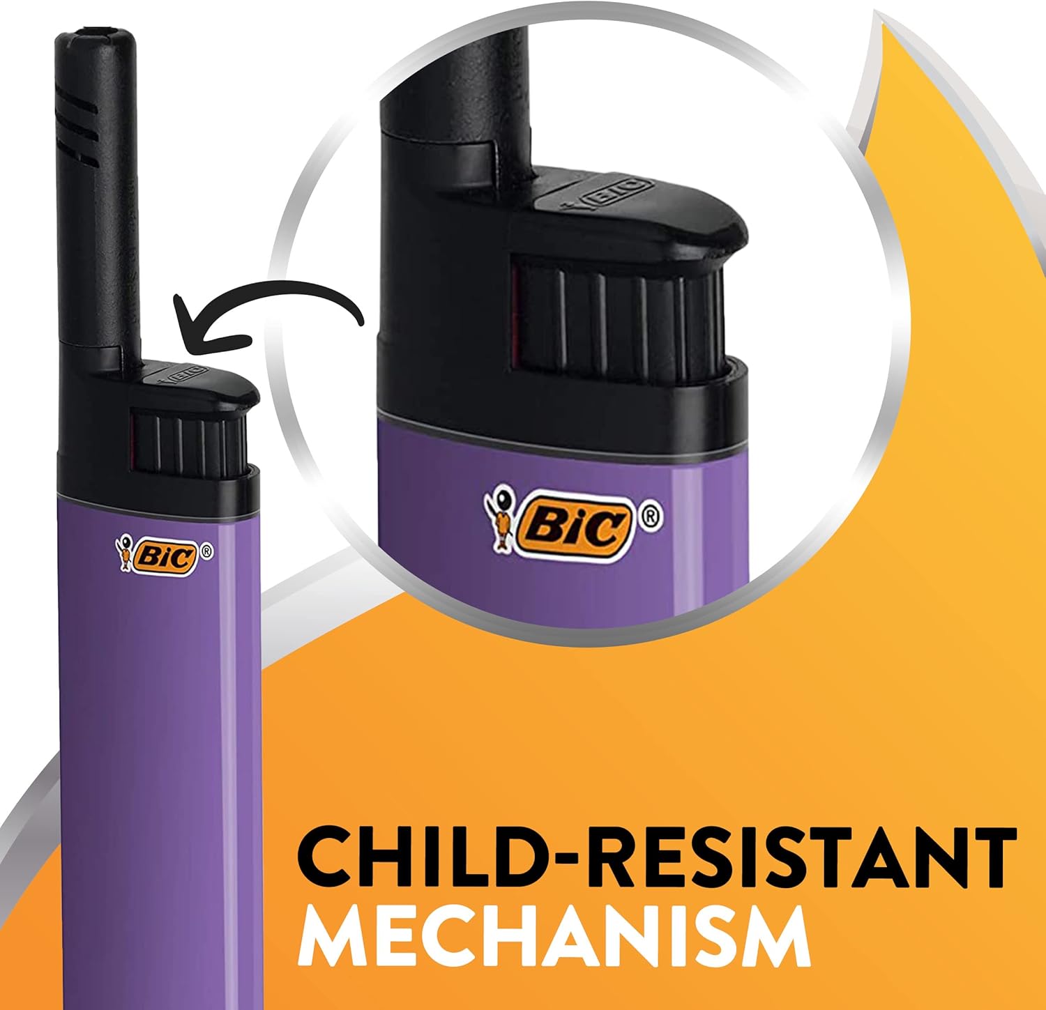 BIC EZ Reach Candle Lighter The Ultimate Lighter with Wand for Candles Assorted Home Decor Designs 3 Count Pack of Long Lighters