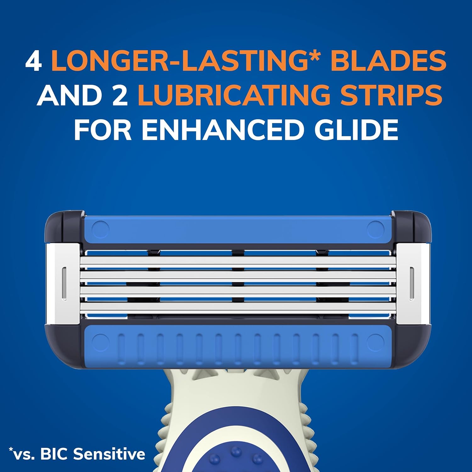 BIC EasyRinse AntiClogging Mens Disposable Razors for a Smooth Summer Shave With Less Irritation Shaving Razors With 4 Blades 6 Pack6 Count Pack of 1