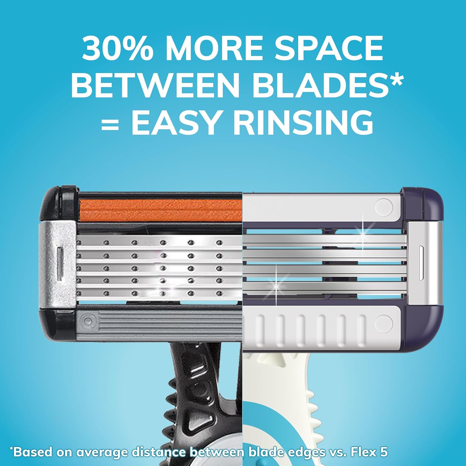BIC EasyRinse Sensitive AntiClogging Mens Disposable Razors Clinically Proven for Sensitive Skin Shaving Razors With 4 Blades 6 CountAssorted