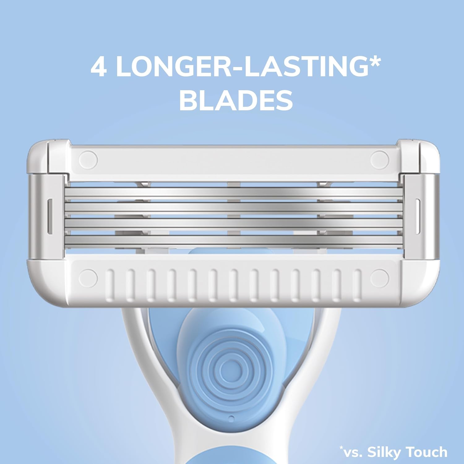 BIC EasyRinse Sensitive AntiClogging Refillable Womens Razors With 4 Blades 1 Handle and 9 Refill Razor Cartridges Razor KitAssorted