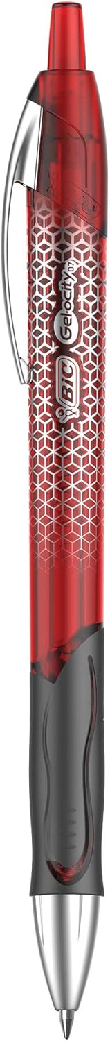 BIC GelOcity Ultra Gel Pens Medium Point Retracable 07mm Assorted 3Count
