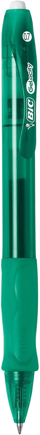 BIC Gelocity Original Assorted Fashion Colors Gel Pens Medium Point 07mm 8Count Pack Retractable Gel Pens With Comfortable Grip