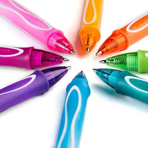 BIC Gelocity Quick Dry Assorted Colors Gel Pens Colors May Vary Medium Point 07mm 12Count Pack Retractable Gel Pens With Comfortable Full Grip12 Count Pack of 18
