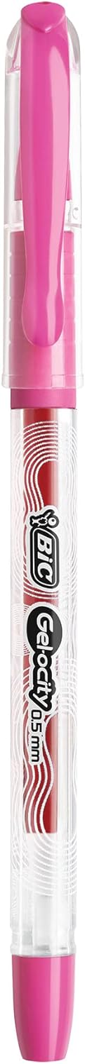 BIC Gelocity Smooth Stic Gel Pen Fine Point 05mm Assorted Colors 36Count Vibrant and Smooth Gel Ink PensAssorted Business