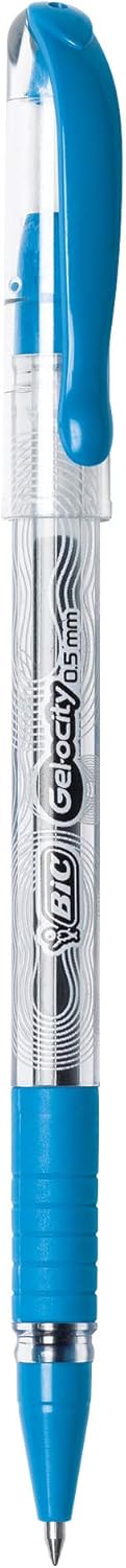 BIC Gelocity Smooth Stic Gel Pen Fine Point 05mm Assorted Colors 36Count Vibrant and Smooth Gel Ink PensAssorted Fashion