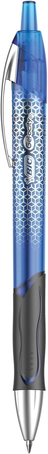 BIC Gelocity Ultra Retractable Gel Pen Medium Point 07mm Assorted Colors Premium Design ampamp Comfortable Grip 3CountFashion