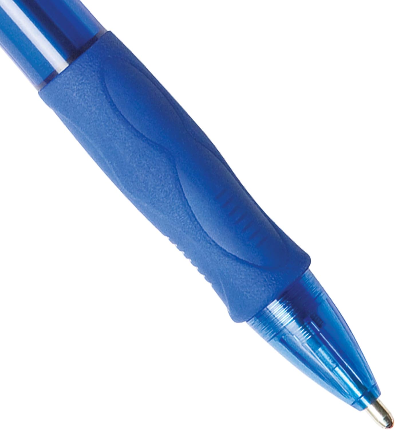 BIC Glide Velocity Bold Ballpoint Pens Bold Point 16 mm Blue Ink Pens Translucent Barrel 36Count Pack VLGB361BLUBlue