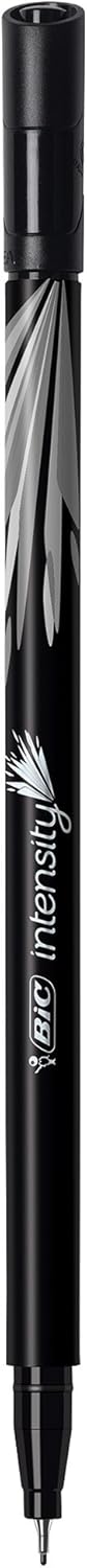 BIC Intensity Fineliner Marker Pen 04mm BlackRedGreen 3Count