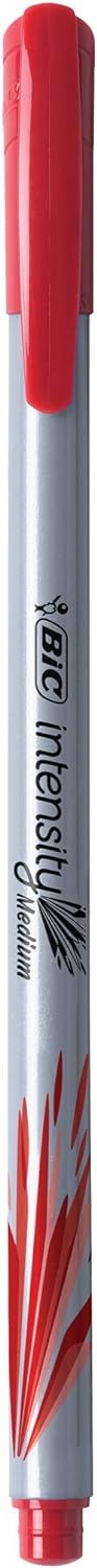 BIC Intensity Fineliner Marker Pen Fine Point 04 mm Assorted Colors 10Count Model Number FPINFAP10Medium Point