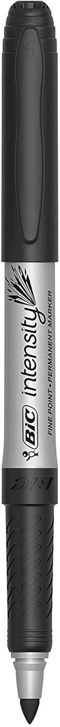 BIC Intensity Permanent Markers Fine Point Black Vibrant ampamp LongLasting 36Count