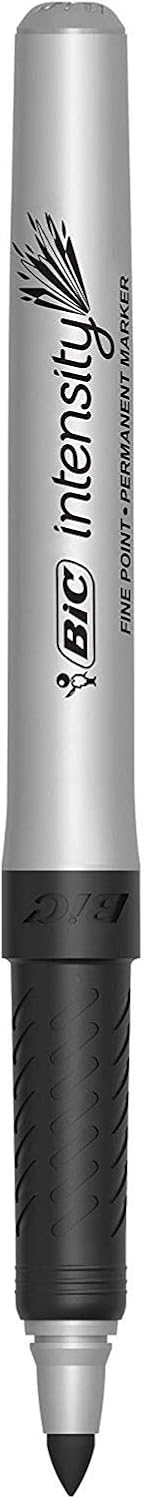 BIC Intensity Permanent Markers Fine Point Black Vibrant ampamp LongLasting 36Count