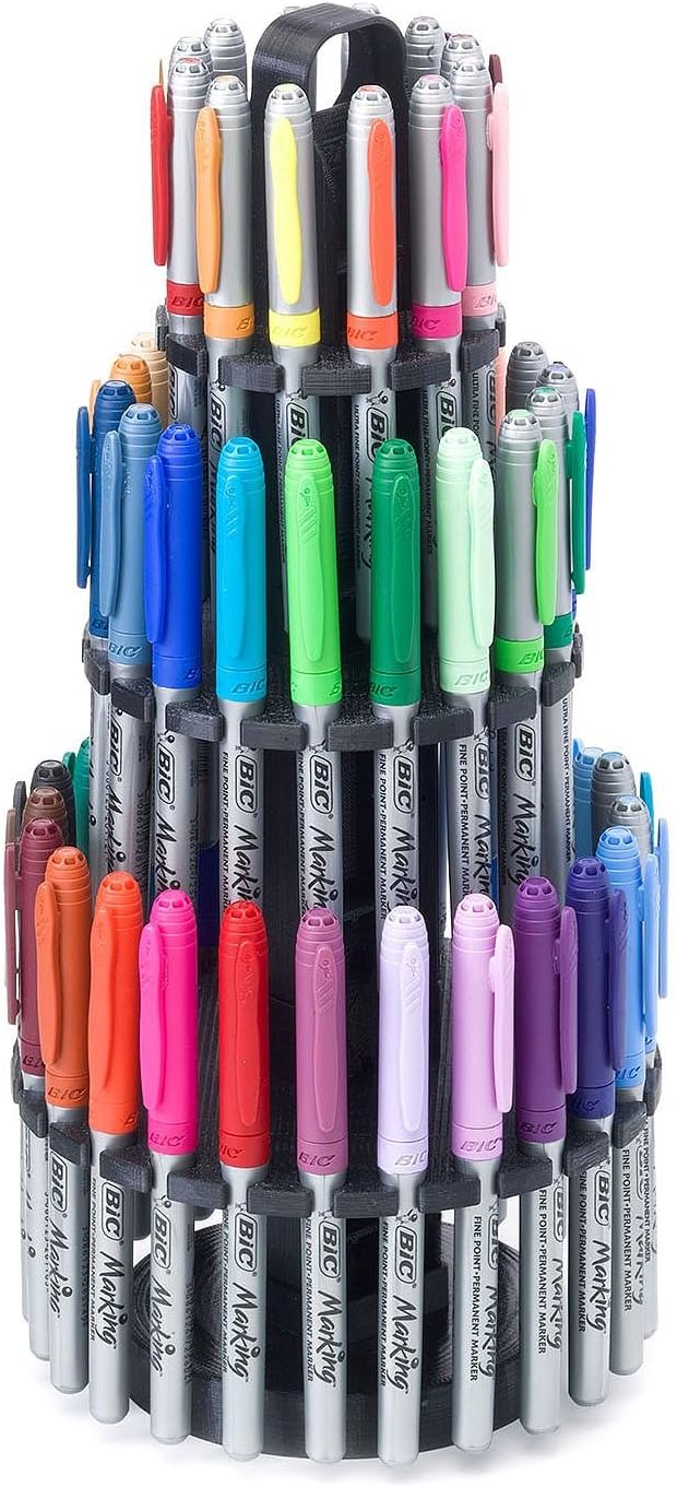 BIC Intensity Ultra Fine Tip Permanent Markers 36Count Permanent Marker Set in Assorted Fashion Colors Cool Art Supplies for Teens and Adults36 Count Pack of 1