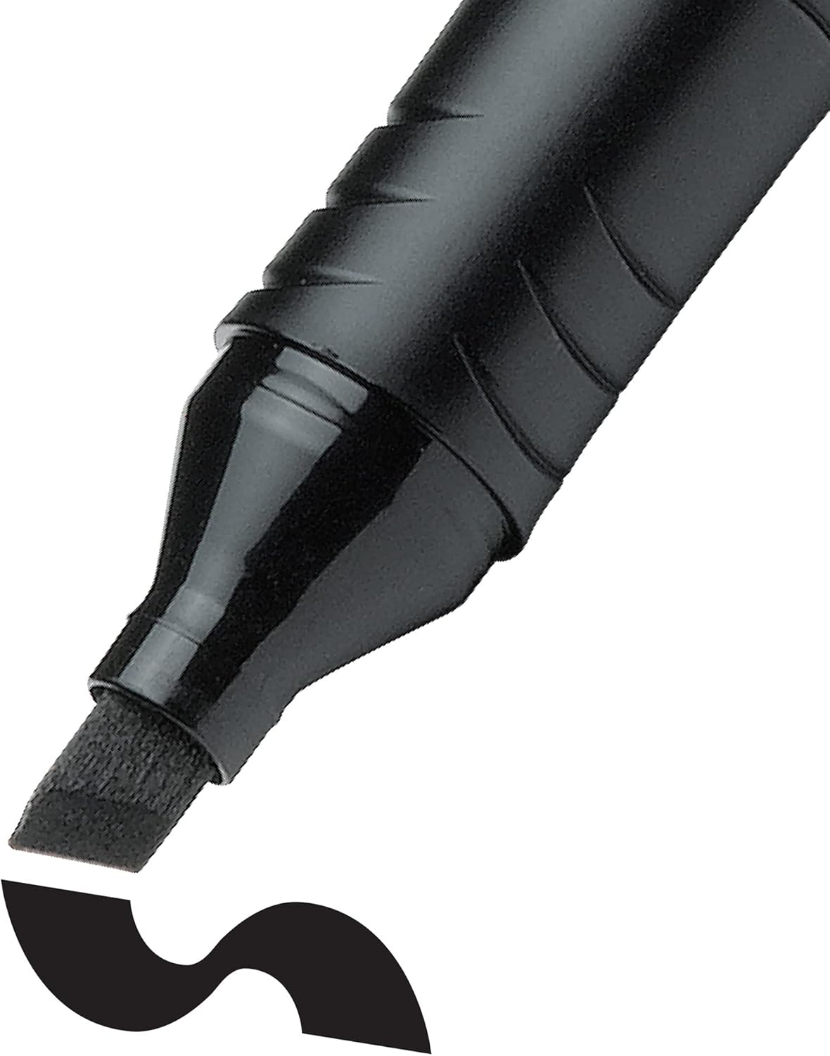 BIC Marking Permanent Marker Chisel Tip Black 12CountBlack
