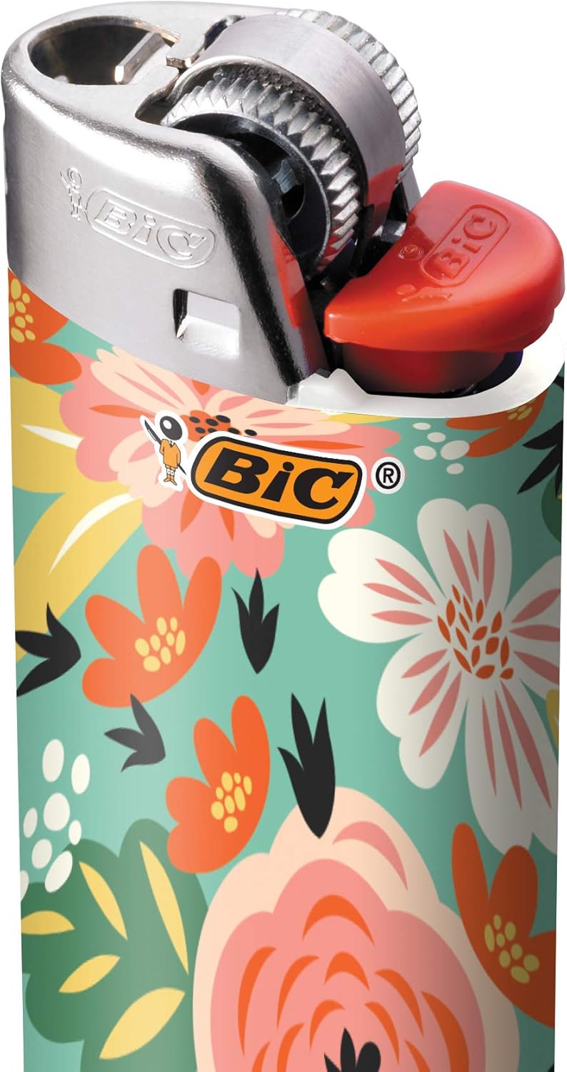 BIC Pocket Lighter Special Edition Americana Collection Assorted Unique Lighter Designs 8 Count Pack of LightersCountryside Pop