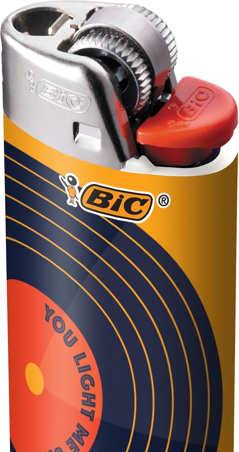 BIC Pocket Lighter Special Edition Americana Collection Assorted Unique Lighter Designs 8 Count Pack of LightersNostalgia