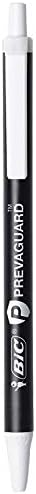 BIC PrevaGuard Clic Stic Ballpoint Pen Contains Builtin Protection On the Pen To Suppress Bacteria Growth 12CountBlack