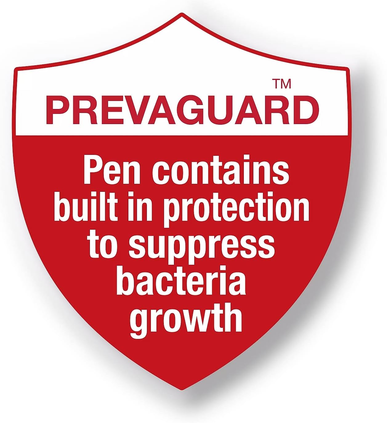 BIC PrevaGuard Clic Stic Ballpoint Pen ampamp Stylus With Builtin Protection To Suppress Bacteria Growth Medium Point 10mm Black 12Count