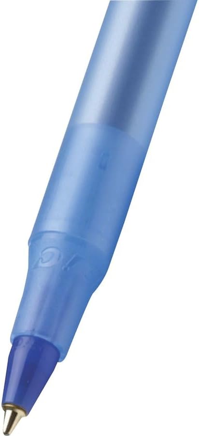 BIC Round Stic Xtra Life Blue Ballpoint Pens Medium Point 10mm 60Count Pack of Bulk Pens Flexible Round Barrel for Writing Comfort No 1 Selling Ballpoint Pens60 Count Pack of 2