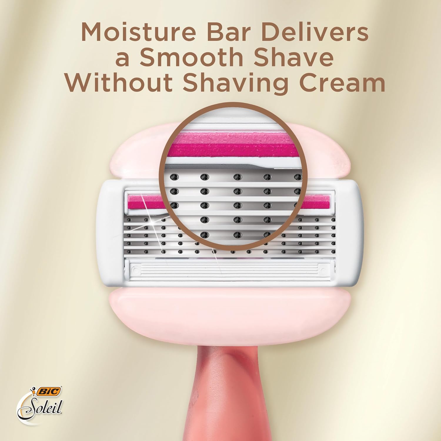 BIC Soleil Glide Disposable Razors for Women 5 Blades With Shea Butter Moisture Strip For a Smooth Glide 2 Piece Razor Set2 Count Pack of 2