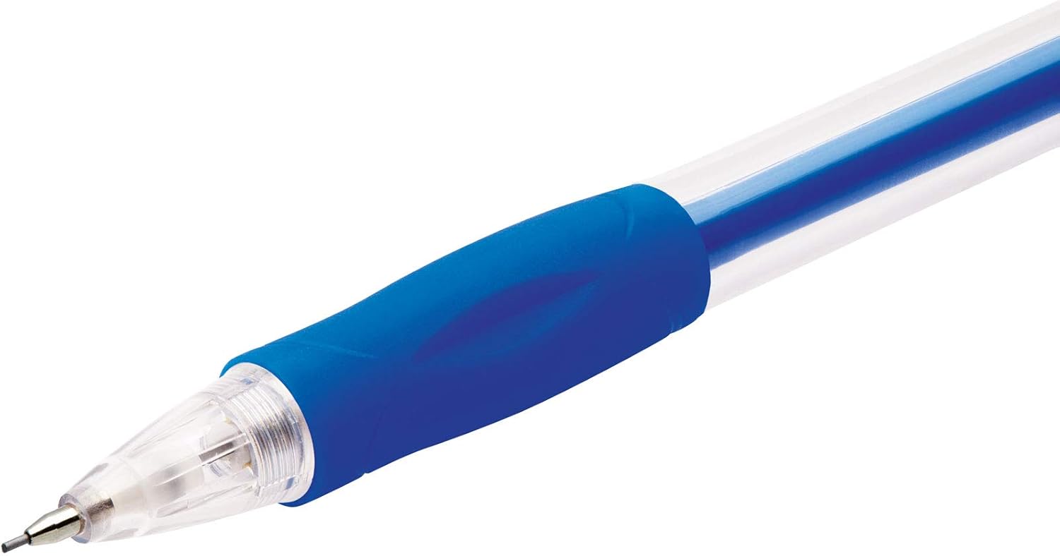 BIC Velocity Max Mechanical Pencils With Colorful Barrel Medium Point 07mm 2Count Pack Mechanical Pencils With Erasers and Lead RefillsBlue Barrel