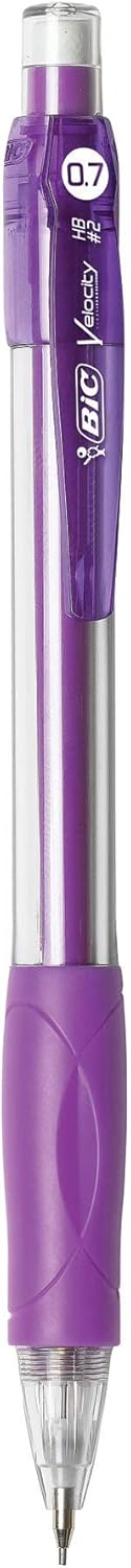 BIC Velocity Original Mechanical Pencil Medium Point 07mm Smooth Dark Writing 2Count2 Count Pack of 1
