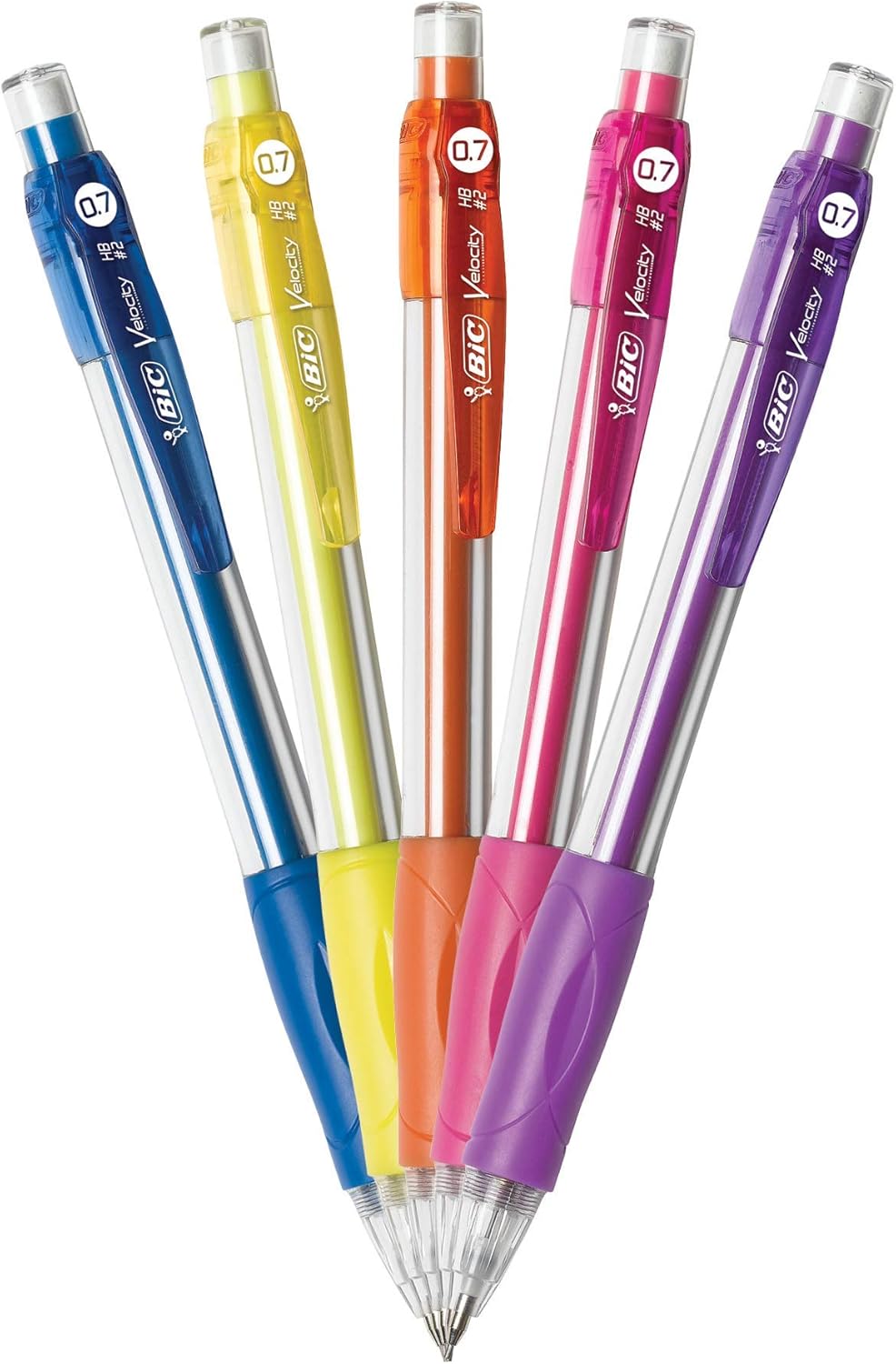 BIC Velocity Original Mechanical Pencil Medium Point 07mm Smooth Dark Writing 2Count2 Count Pack of 1