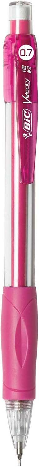 BIC Velocity Original Mechanical Pencil Medium Point 07mm Smooth Dark Writing 2Count2 Count Pack of 1