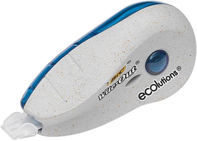 BIC WiteOut Brand ECOlutions Mini Correction Tape White 2Count