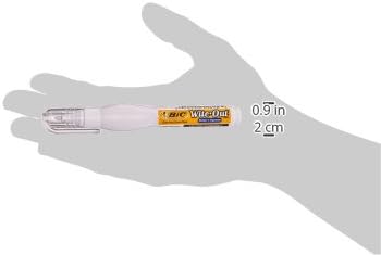 BIC WiteOut Brand Shake n Squeeze Correction Pen 8 ML Fluid 1 Count Pack of white Pens Fast Clean and Easy to Use Pen Office or School Supplies