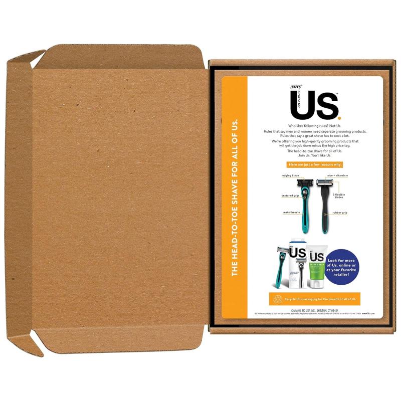 BIC Us 5Blade Unisex Razor Refills for Men ampamp Women 10 Cartridges Smooth Shave Infused with Aloe and Vitamin E Black 10 Count1 Count Pack of 1