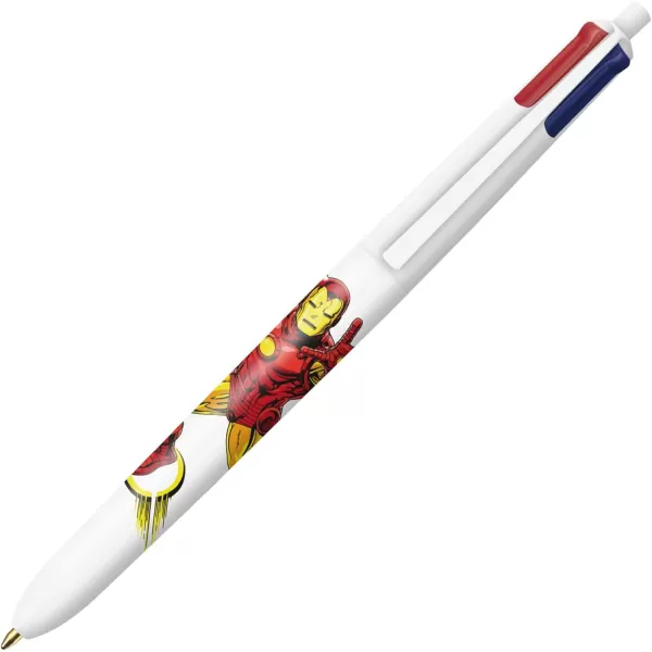BIC 4Color Marvels Avengers Edition Retractable Ball Pens Medium Point 10mm 3Count Pack Retractable Ball Pen With LongLasting Ink3Count Pack of 1