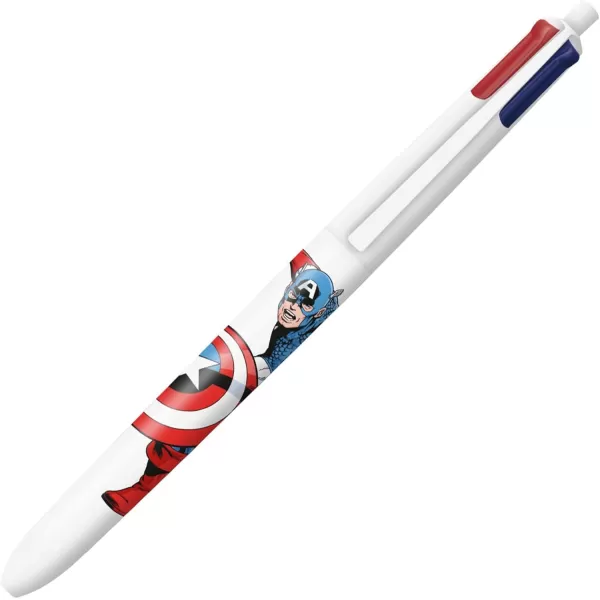 BIC 4Color Marvels Avengers Edition Retractable Ball Pens Medium Point 10mm 3Count Pack Retractable Ball Pen With LongLasting Ink3Count Pack of 1