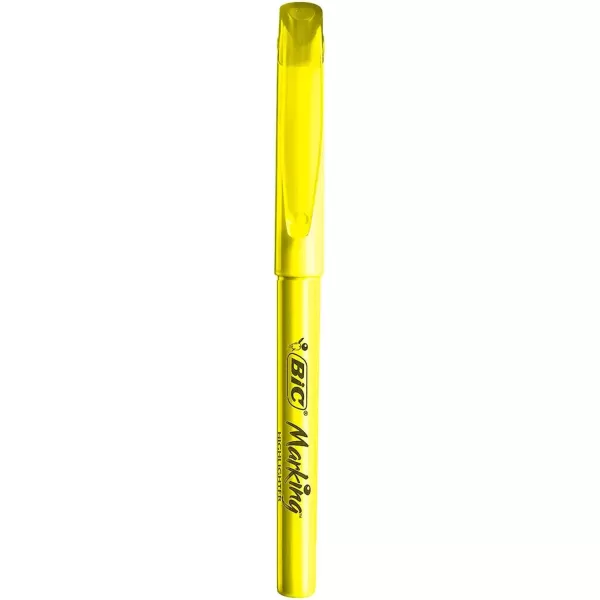 BIC Brite Liner Highlighter Chisel Tip Green 12Count BL11GREENYellow