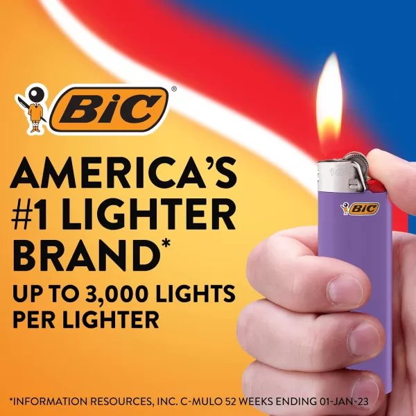 BIC Classic Pocket Lighters Reliable and Safe Perfect for Holiday Celebrations Purple 12Pack