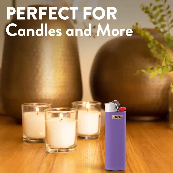 BIC Classic Pocket Lighters Reliable and Safe Perfect for Holiday Celebrations Purple 12Pack