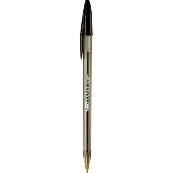 BIC Cristal Xtra Bold Ballpoint Pens Bold Point 16mm For Vivid And Dramatic Lines Assorted Colors 24Count PackBlack