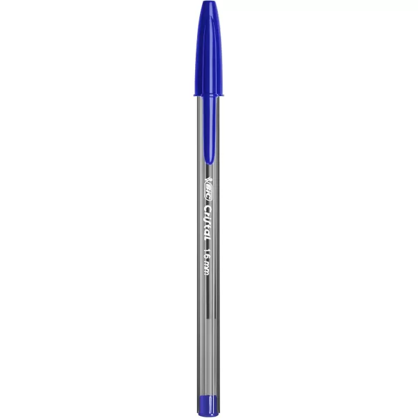 BIC Cristal Xtra Bold Ballpoint Pens Bold Point 16mm For Vivid And Dramatic Lines Assorted Colors 24Count PackBlue