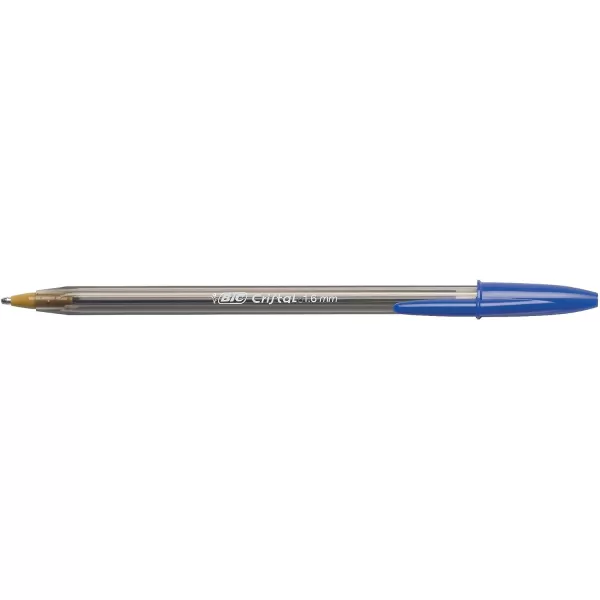 BIC Cristal Xtra Bold Ballpoint Pens Bold Point 16mm For Vivid And Dramatic Lines Assorted Colors 24Count PackBlue