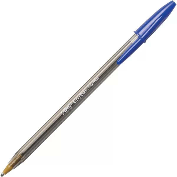BIC Cristal Xtra Bold Ballpoint Pens Bold Point 16mm For Vivid And Dramatic Lines Assorted Colors 24Count PackBlue
