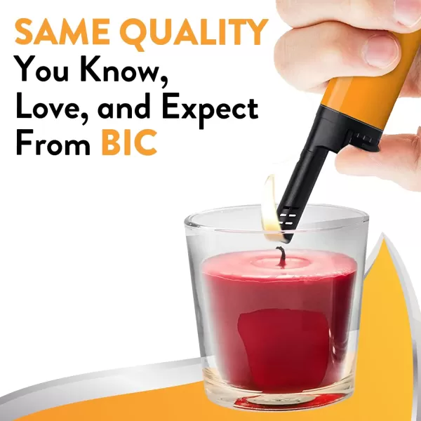 BIC EZ Reach Candle Lighter The Ultimate Lighter with Wand for Candles Assorted Colors 6 Count Pack of Long Lighters