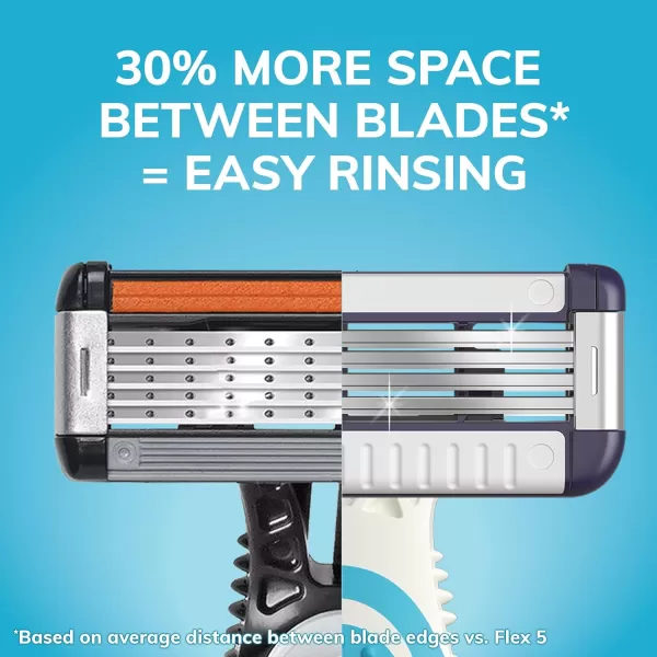 BIC EasyRinse Sensitive AntiClogging Mens Disposable Razors Clinically Proven for Sensitive Skin Shaving Razors With 4 Blades 6 CountAssorted