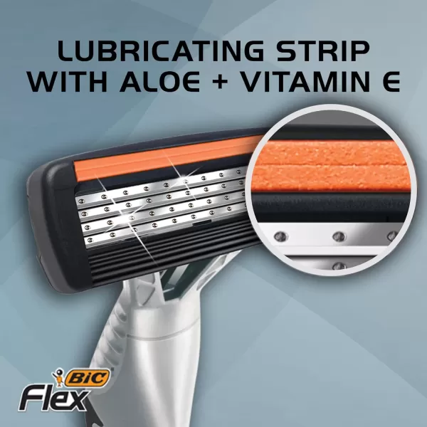 BIC Flex 4 Sensitive Disposable Razors For Men For a Smooth UltraClose and Comfortable Summer Shave 10 Piece Disposable Razor SetAssorted