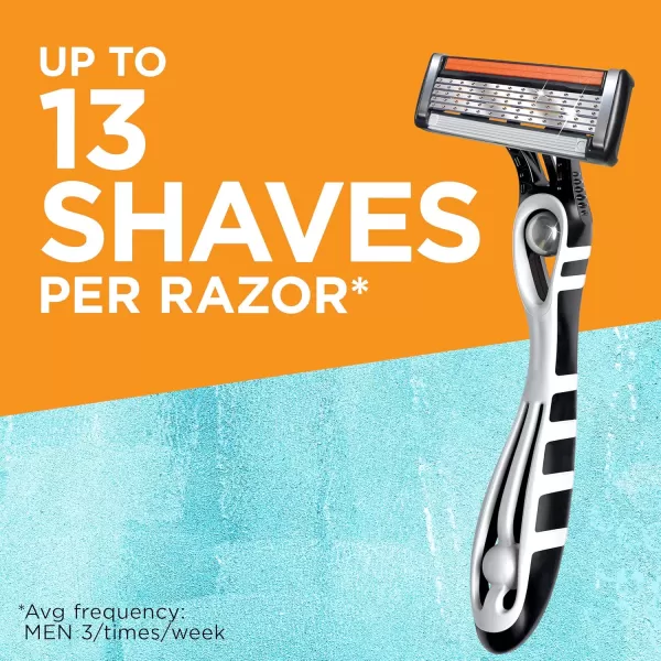 BIC Flex 5 Titanium 5Blade Disposable Razor for Men Sensitive Skin Razor For a Smooth Comfortable and Close Shave 4 Piece Razor SetAssorted